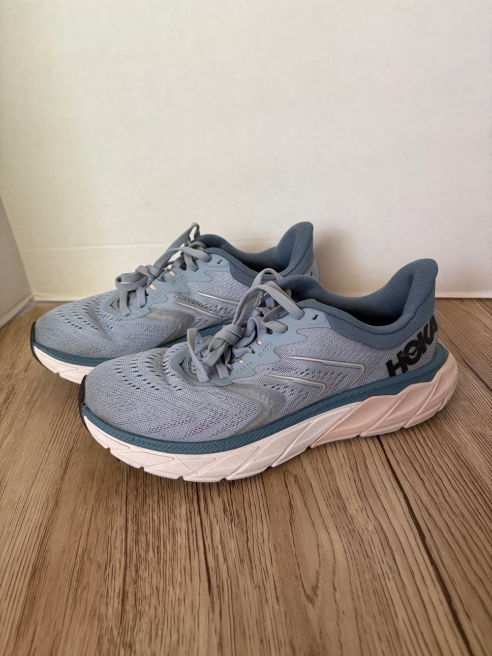 Hoka Women's Light Blue Athletic Running Shoes